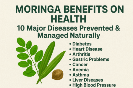 Moringa Benefits on Health | 10 Major Diseases Prevented & Managed Naturally